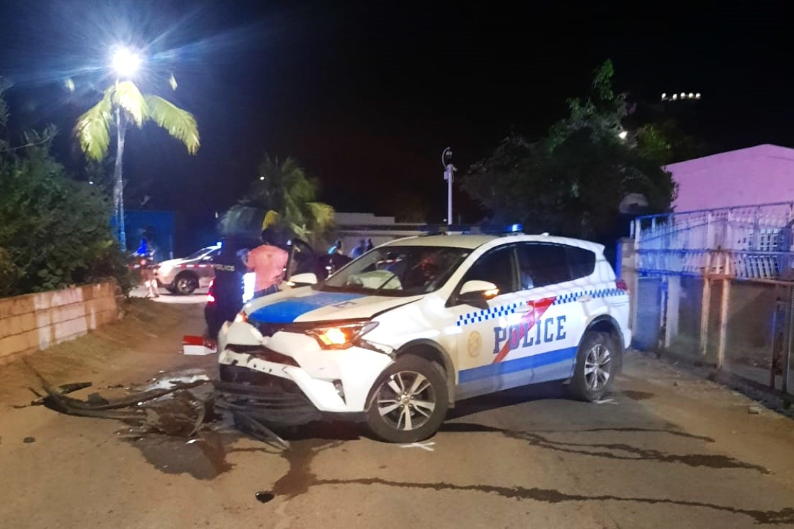 High-speed chase ends in head-on    crash with police car on Arch Road  